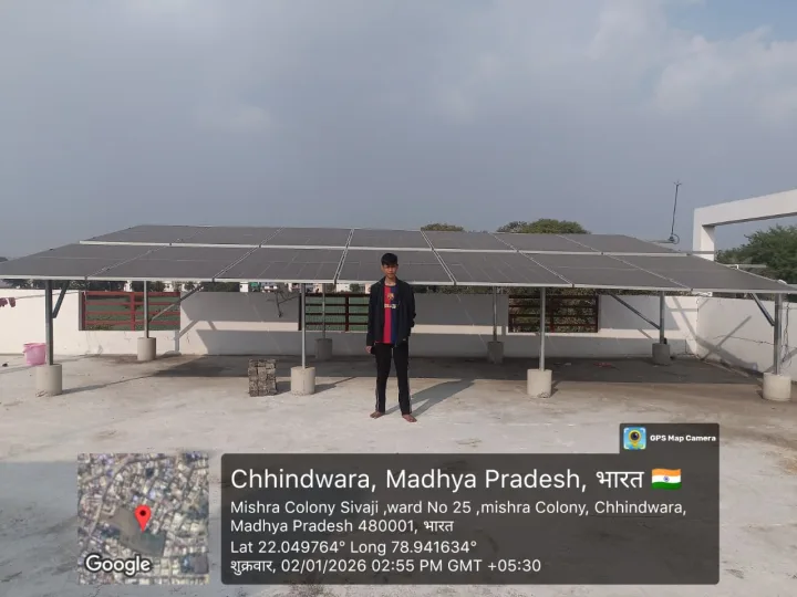 Residential Solar 10 kw - Solar installation in Chhinidwara