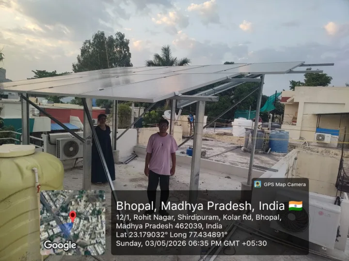 Residential Solar - Solar installation in Bhopal