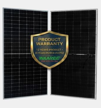WAAREE 700Wp TOPCon N-Type Bifacial Solar Panel