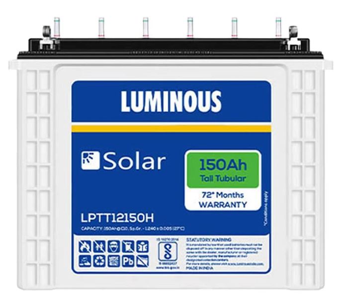 Luminous 150 Ah Tubular Inverter Battery
